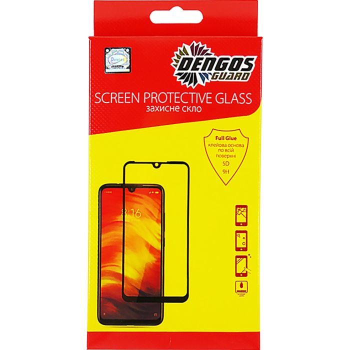 Стекло защитное Dengos Full Glue OPPO Reno15 Black Фото