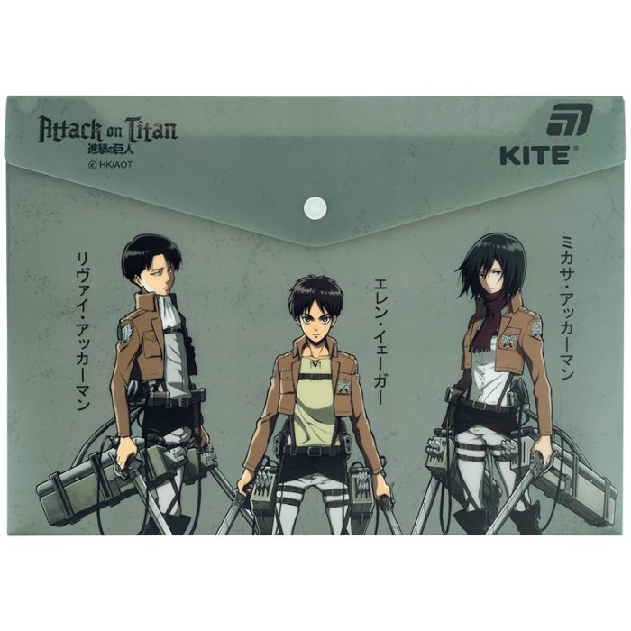 Папка – уголок Kite А4 Attack on Titan Фото