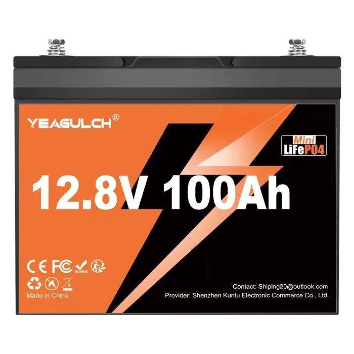 Батарея LiFePo4 YEAGULCH 12.8V 100Ah Mini Фото