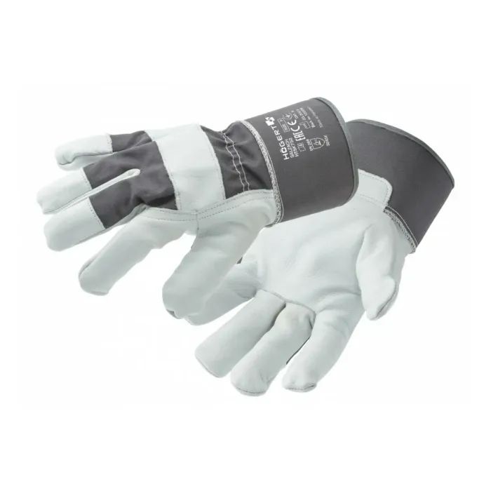 Защитные перчатки Hoegert SALZACH HT5K732-10 кожаный графит, 10 Фото