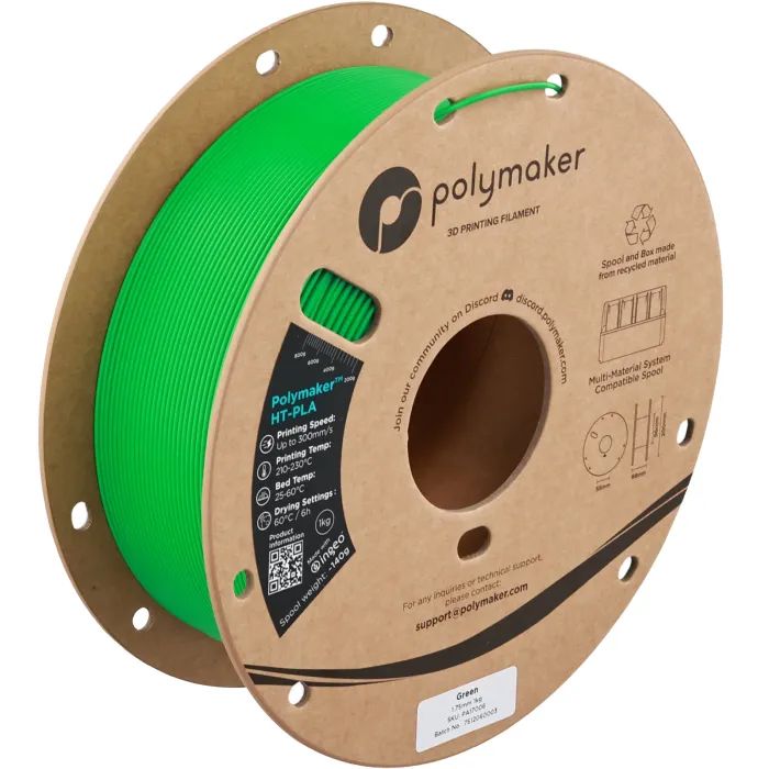 Пластик для 3D-принтера Polymaker HT-PLA 1,75mm 1kg GREEN Фото