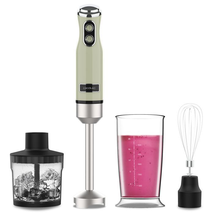 Блендер Cecotec Power Retro 1200MAX Cream&Crush Green Фото