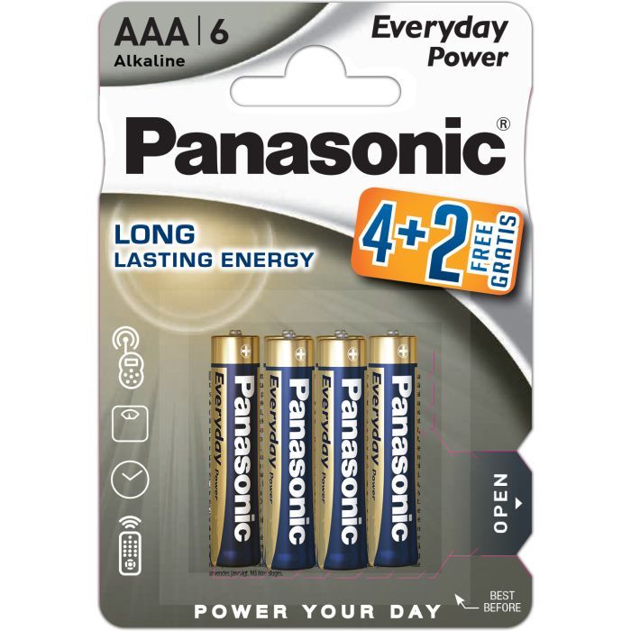 Батарейка Panasonic AAA Everyday Power * 6 Фото