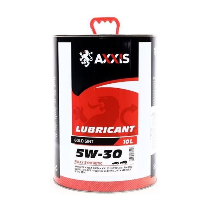 Моторное масло AXXIS 5W-30 Gold Sint 10л Фото