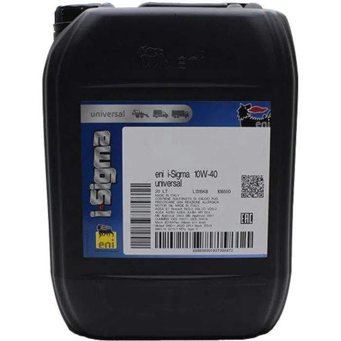 Моторное масло Eni i-Sigma universal 10W-40 20л Фото