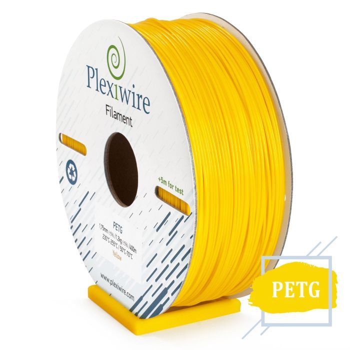 Пластик для 3D-принтера Plexiwire PETG 1.75mm 1.2kg/400m yellow Фото