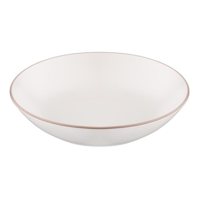 Тарелка Ardesto Asti, 790мл, 20.2см, кераміка, білий Фото