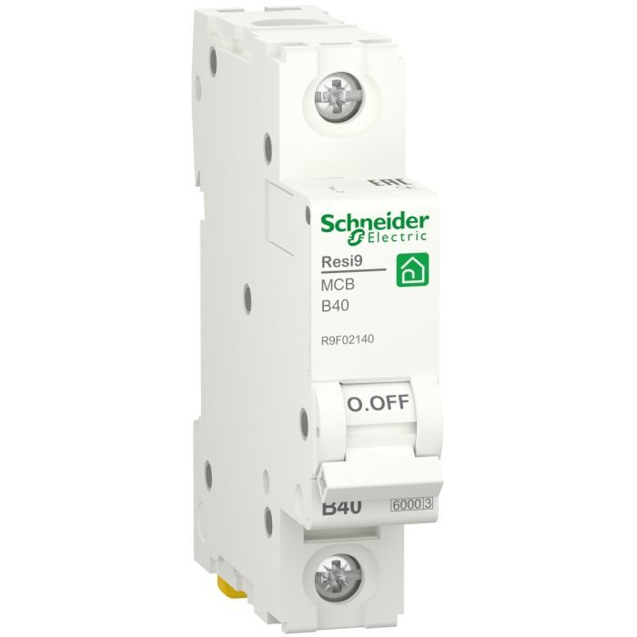 Автоматический выключатель Schneider Electric RESI9 6kA 1P 40A Фото