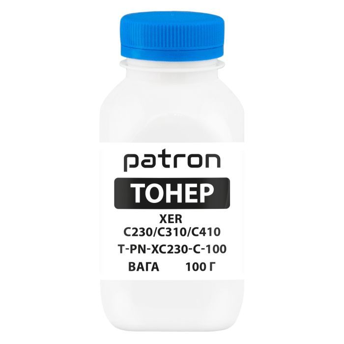 Тонер Patron XER C230/C310/C410, 100 г, Cyan Фото