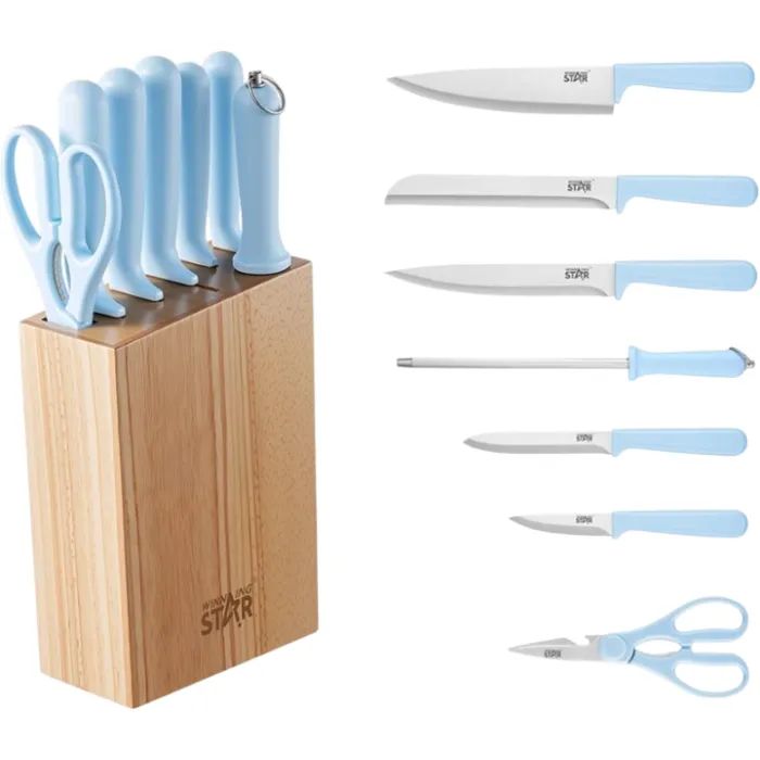 Набор ножей WINNINGSTAR ST-7803 7 предметів Blue Фото