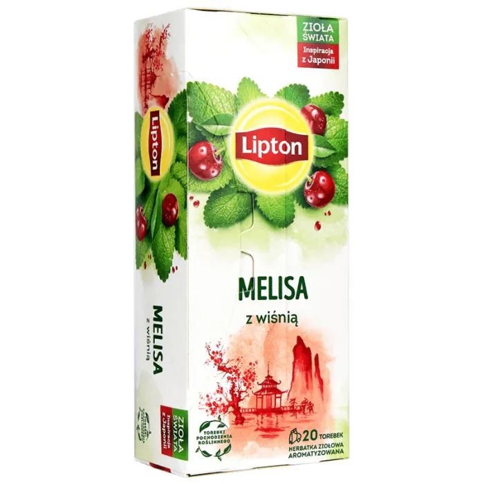 Чай Lipton Cherry&Lemonbalm 20 пакетиків Фото