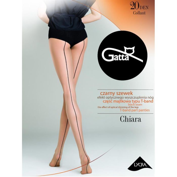 Колготы Gatta Chiara 20 Den Nero - 4 Фото