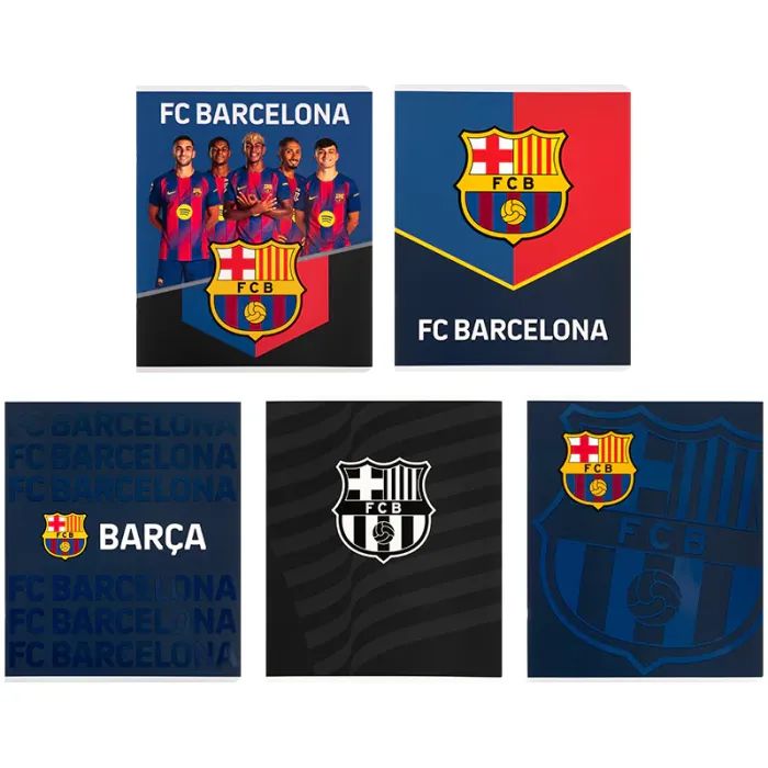 Тетрадь Kite FC Barcelona, 24 аркуша, клітинка Фото