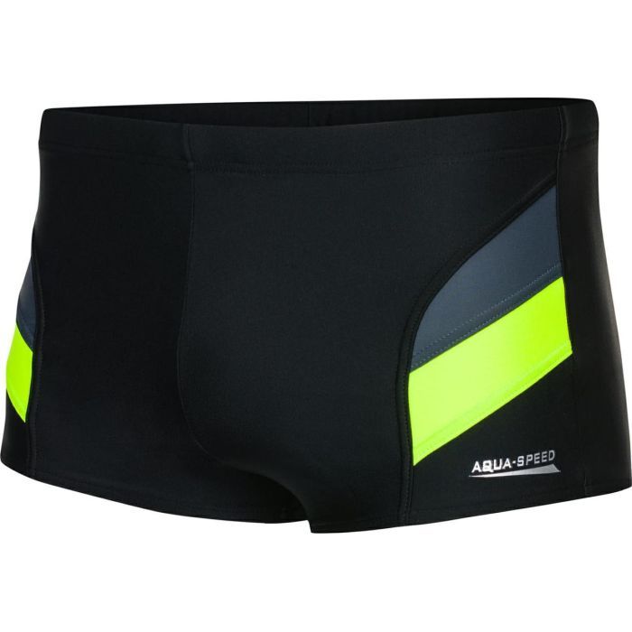 Плавки Aqua Speed Aron 338-138 чорний, жовтий XL Фото