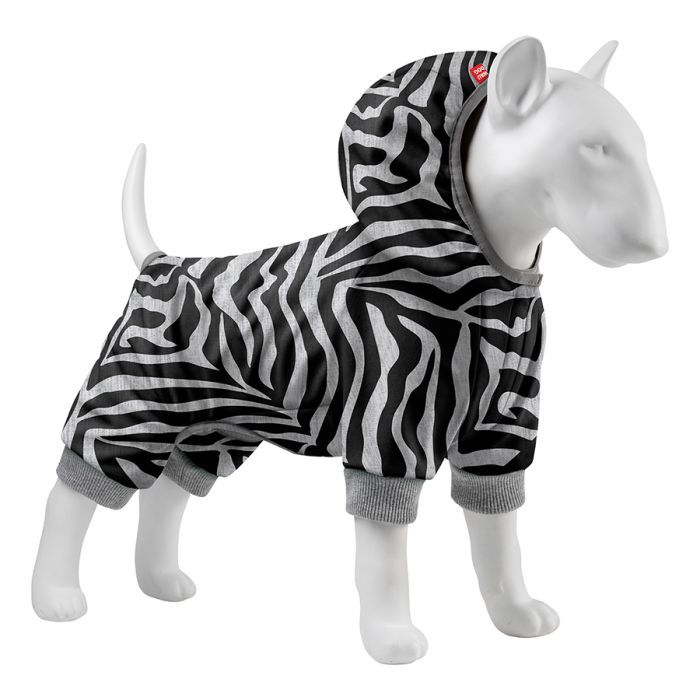 Комбинезон для животных WAUDOG Clothes "Зебра" софтшелл M35 Фото