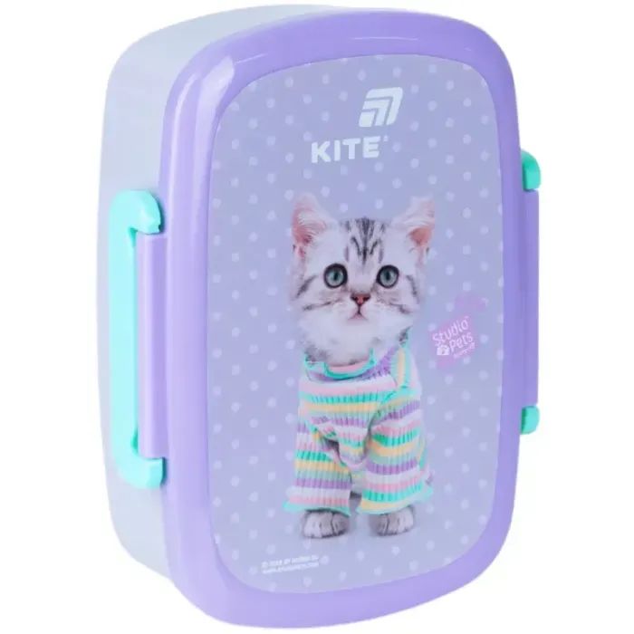 Ланч-бокс детский Kite Studio Pets з наповненням, 750 мл Фото